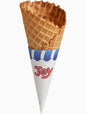 Jacketed Waffle Cones - 1 CASE of 160